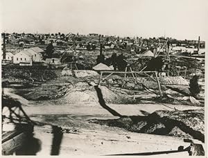 Foto Bendigo Victoria Australien, Erdölfelder, Bohrtürme