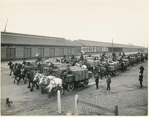 Foto Melbourne Australien, Wool arriving at wharf