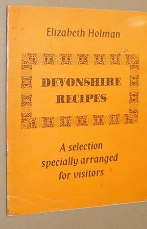 Devonshire Recipes: a selection of dishes