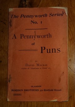 The pennyworth series no. 1. A pennyworth of puns.