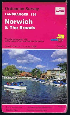 Norwich & The Broads Sheet 134 1:50000 Landranger Series