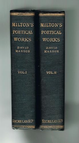 Imagen del vendedor de The Poetical Works of John Milton - volumes I & II complete a la venta por Andrew James Books