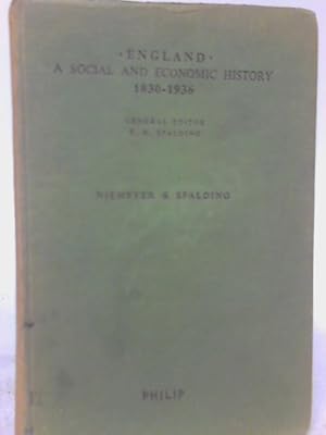 Seller image for England: A Social and Economic History 1830-1936 for sale by World of Rare Books