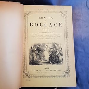 Contes de Boccace. Traduction de Sabatier de Castres. Illustrations de Tony Johannot, H. Emy, Cél...