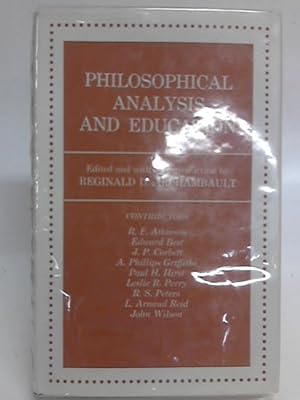 Imagen del vendedor de Philosophical Analysis and Education. a la venta por World of Rare Books