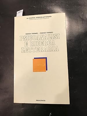 Psicoanalisi e ricerca letteraria