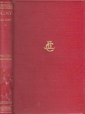 Image du vendeur pour Pliny : Letters in two volumes [2 vols.] / Plinius. With an English translation by William Melmoth, rev. by W. M. L. Hutchinson; The Loeb Classical Library mis en vente par Licus Media