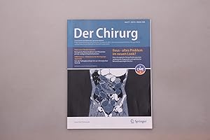 Imagen del vendedor de DER CHIRURG - ILEUS - ALTES PROBLEM IM NEUEN LOOK?. Zeitschrift fr alle Gebiete der operativen Medizin a la venta por INFINIBU KG