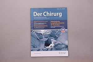 Imagen del vendedor de DER CHIRURG - ONKOLOGISCHE LMYPHADENEKTOMIE: OP-TECHNIKEN. Zeitschrift fr alle Gebiete der operativen Medizin a la venta por INFINIBU KG