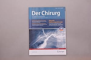 Imagen del vendedor de DER CHIRURG - AKTUELLE GALLENWEGSCHIRURGIE. Zeitschrift fr alle Gebiete der operativen Medizin a la venta por INFINIBU KG