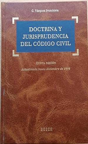 Image du vendeur pour Doctrina y jurisprudencia del Cdigo civil mis en vente par TU LIBRO DE OCASION