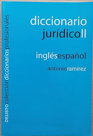 DICCIONARIO JURIDICO II. Inglés Español.