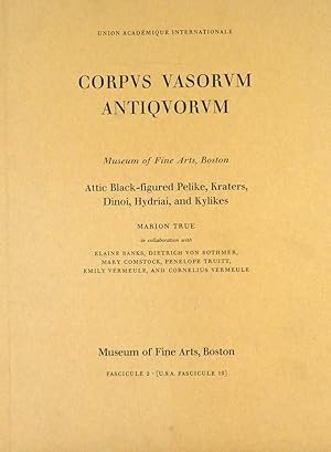CORPUS VASORUM ANTIQUORUM. UNITED STATES FASCICULE XIX: MUSEUM OF FINE ARTS, BOSTON FASCICULE II