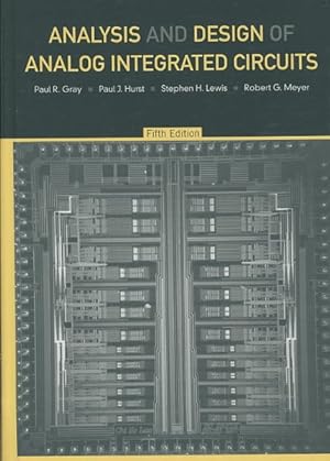 Immagine del venditore per Analysis and Design of Analog Integrated Circuits venduto da GreatBookPricesUK