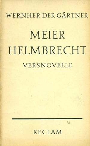 Seller image for Meier Helmbrecht. Versnovelle. Im neuen Reime dargestellt von Johannes Ninck. for sale by Online-Buchversand  Die Eule