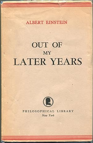 Seller image for Out of My Later Years for sale by Evening Star Books, ABAA/ILAB