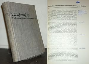 Schriftmuster der Hanseatischen Verlagsanstalt.