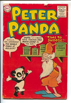 Bild des Verkufers fr Peter Panda #11 1955-DC-Mr. Sandman drug use cover-strange humor-VG zum Verkauf von DTA Collectibles