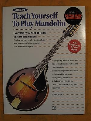 Alfred's Teach Yourself to Play Mandolin: Everything You Need to Know to Start Playing Now! (Teac...