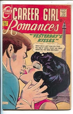 Imagen del vendedor de Career Girl Romances #48 1968-Charlton-Eiffel Tower cover-swimsuit panels-VG a la venta por DTA Collectibles