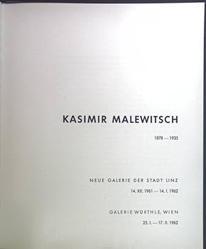 Immagine del venditore per Kasimir Malewitsch 1878-1935. venduto da books4less (Versandantiquariat Petra Gros GmbH & Co. KG)