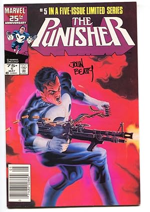 Punisher Limited Series #5 Signed by JOHN BEATTY