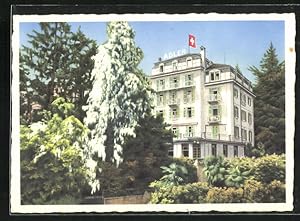 Image du vendeur pour Ansichtskarte Lugano, Adler Hotel Erica-Schweizerhof, Villa Amalia mis en vente par Bartko-Reher