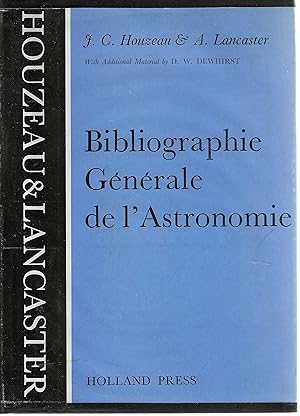 Bibliographie generale de l'astronomie jusqu'en 1880 = General bibliography of astronomy to the y...