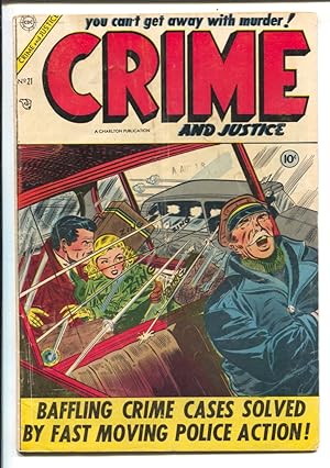 Crime and Justice #21 1954-Charlton-Murder and violence-Joe Shuster art-'The $64, 000 Question'-VG+