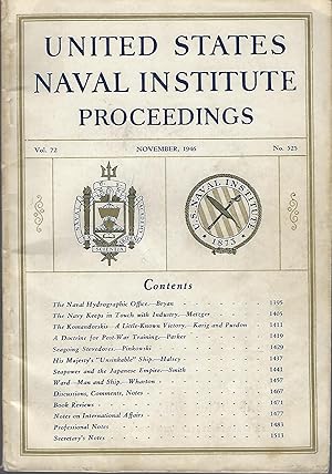 United States Naval Institute Proceedings November 1946