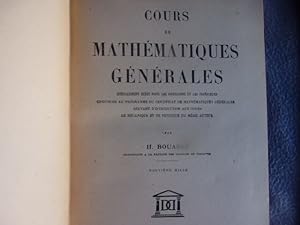 Cours de mathématiques générales