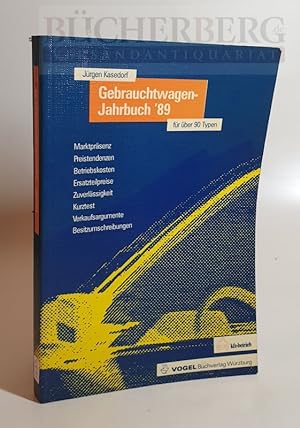 Bild des Verkufers fr Gebrauchtwagenjahrbuch 89 fr ber 90 Typen zum Verkauf von Bcherberg Antiquariat