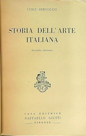 Bild des Verkufers fr Storia dell'arte italiana zum Verkauf von Librodifaccia