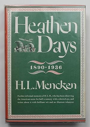 Seller image for Heathen Days 1890-1936 for sale by Our Kind Of Books