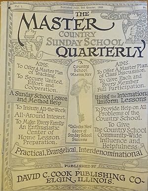 Bild des Verkufers fr The Master Country Sunday School Quarterly - July, 3rd Quarter 1925 zum Verkauf von Faith In Print