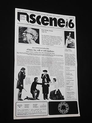 Image du vendeur pour scene 6, Februar 1978, Dsseldorfer Schauspielhaus. Theaterinformationen, Interviews, Standpunkte, Nachrichten, Kritik, Tratsch, Forum, Vorschau mis en vente par Fast alles Theater! Antiquariat fr die darstellenden Knste