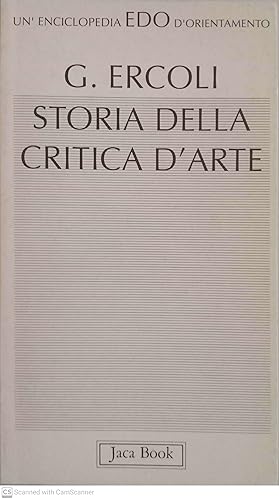 Seller image for Storia della critica d'arte for sale by Llibres Capra