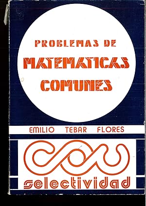 Seller image for Problemas de matematicas comunes for sale by Papel y Letras