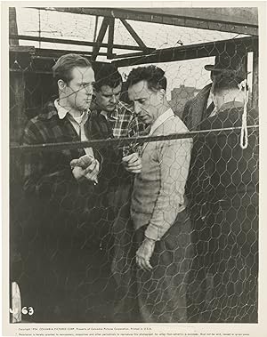 Bild des Verkufers fr On the Waterfront (Original photograph of Marlon Brando and Elia Kazan from the set of the 1954 film) zum Verkauf von Royal Books, Inc., ABAA