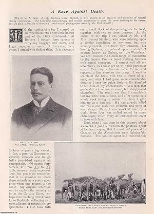 Imagen del vendedor de A Race against Death. In Marihan country with the explorer and naturalist. An uncommon original article from the Wide World Magazine, 1898. a la venta por Cosmo Books