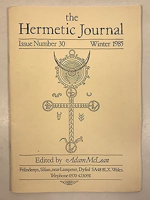 Seller image for The Hermetic Journal Issue Number 30 Winter 1985 for sale by Old New York Book Shop, ABAA