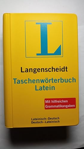 Langenscheidt Taschenwörterbuch Latein: Lateinisch-Deutsch/Deutsch-Lateinisch (Langenscheidt Tasc...