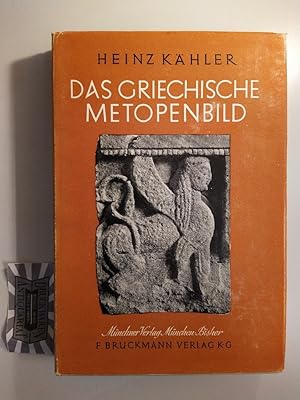 Bild des Verkufers fr Das griechische Metopenbild. zum Verkauf von Druckwaren Antiquariat