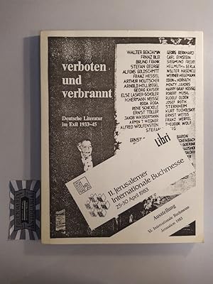 Verboten und verbrannt. Deutsche Literatur im Exil 1933-45 [Werbekatalog von Georg Lingenbrink/Li...