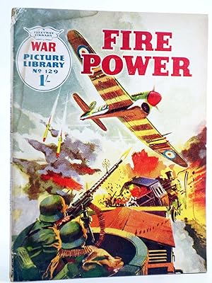WAR PICTURE LIBRARY 129. FIRE POWER (Sin Acreditar) Fleetway, 1962
