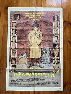 Seller image for The Cheap Detective One Sheet 1978 Peter Falk, Ann-Margret for sale by AcornBooksNH
