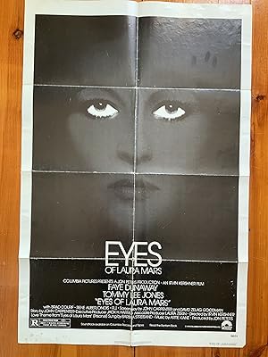 Seller image for Eyes of Laura Mars One Sheet 1978 Faye Dunaway, Tommy Lee Jones for sale by AcornBooksNH