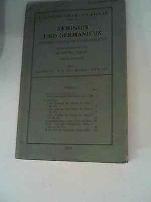 Image du vendeur pour ARMINIUS UND GERMANICUS. Auswahl aus Tacitus und Velleius mis en vente par ANTIQUARIAT FRDEBUCH Inh.Michael Simon