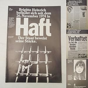 Brigitte Heinrich befindet sich seit dem 26. November 1974 in Haft. Der Staat beweist seine Stärke