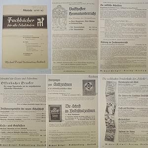 Schuljahr 1939/40: Fachbücher für alle Schulstufen